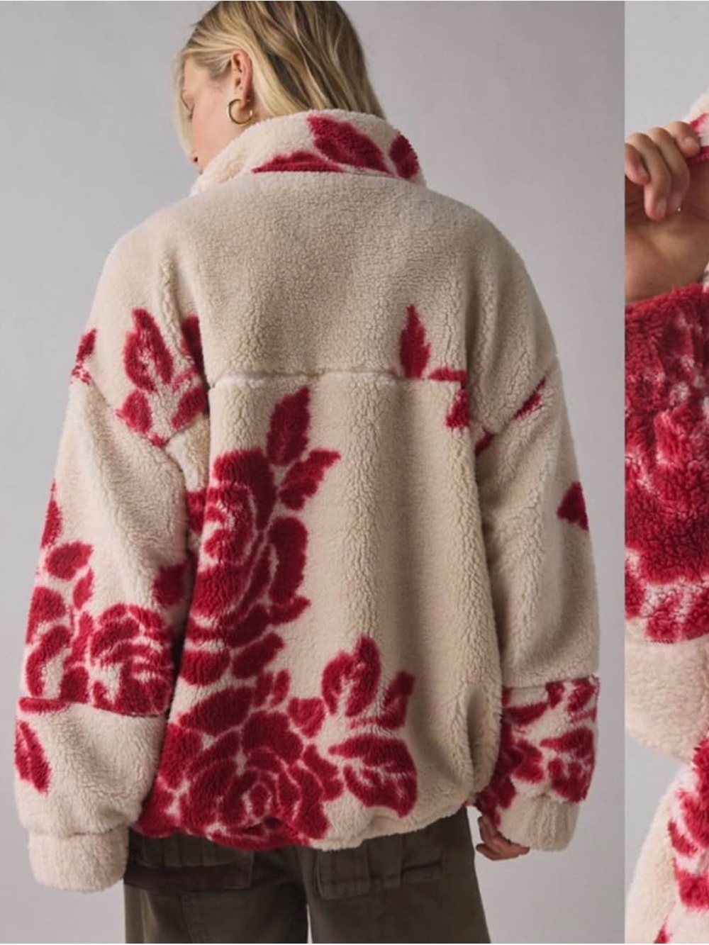 BDG oversized Sherpa jacket XS - Picture 2 of 5
